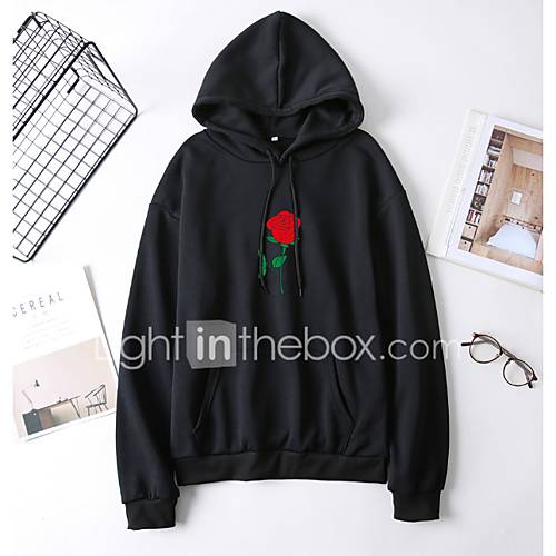 Heren Informeel Trui Met Capuchon Bloemen huismerk kopen in de aanbieding