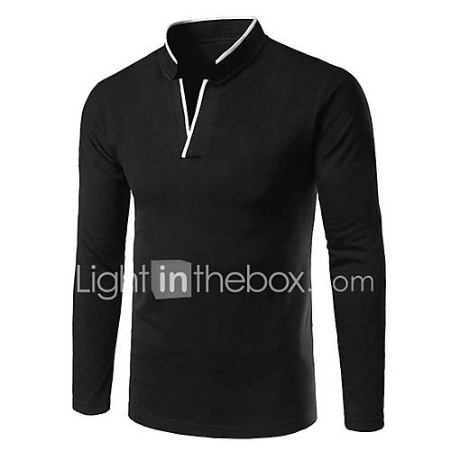 Heren T Shirt Katoen Effen Rood Xl huismerk kopen in de aanbieding