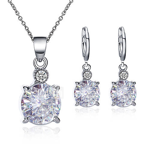 Dames Kubieke Zirkonia Sieraden Set Gesimuleerde Diamant Heel Simpel Klassiek Vintage Omvatten Druppel Oorbellen Hangertjes Ketting Wit Voor Feest Verjaardag Festival huismerk kopen in de aanbieding Dames Kubieke Zirkonia Sieraden Set Gesimuleerde Diamant Heel Simpel Klassiek Vintage Omvatten Druppel Oorbellen Hangertjes Ketting Wit Voor Feest Verjaardag Festival huismerk kopen in de aanbieding