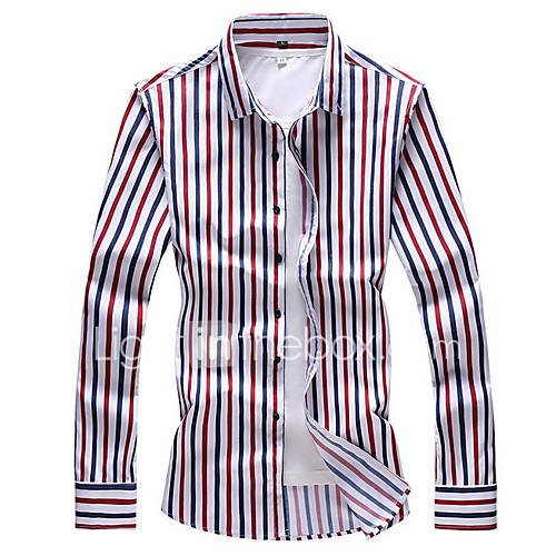 Heren Grote Maten Overhemd Gestreept Rood Xxxxl huismerk kopen in de aanbieding Heren Grote Maten Overhemd Gestreept Rood Xxxxl huismerk kopen in de aanbieding