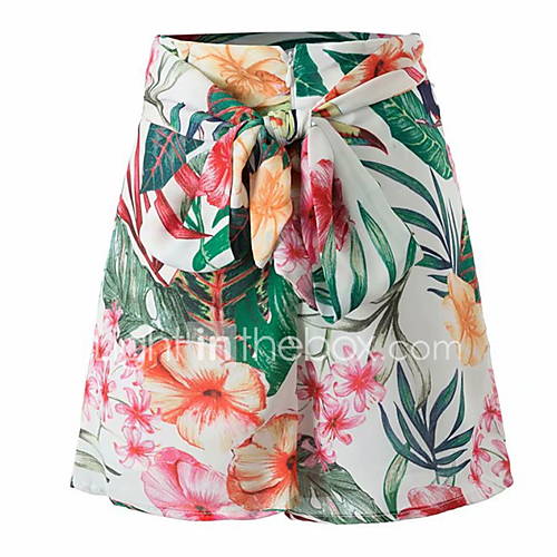 Dames Standaard Shorts Broek Bloemen Klaver huismerk kopen in de aanbieding