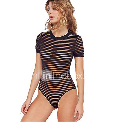 Dames Standaard Zwart Breedbeen Babypakje Effen M L Xl huismerk kopen in de aanbieding