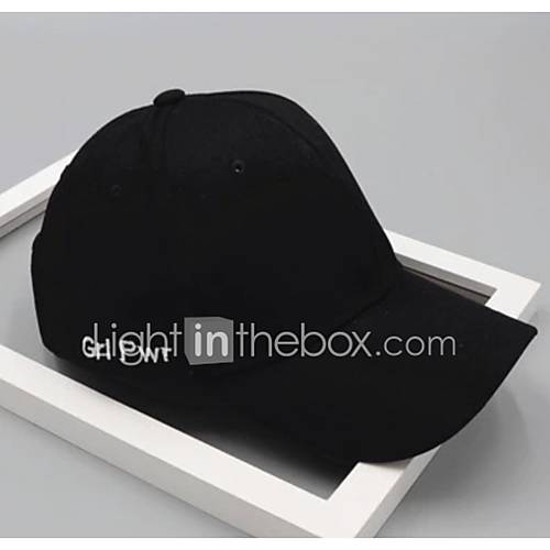 Unisex Standaard Katoen Polyestereffen Honkbalpet Wit Zwart huismerk kopen in de aanbieding