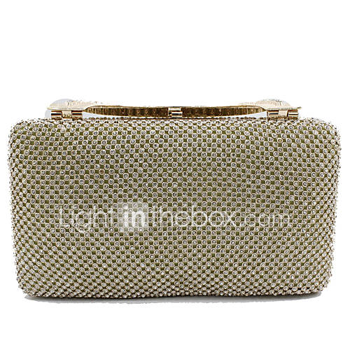 Dames Tassen Synteettinen Legering Avondtasje Effen Kleur Goud huismerk kopen in de aanbieding