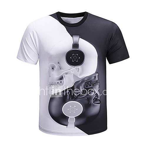 Heren Standaard Overdreven Print Grote Maten T Shirt Kleurenblok 3D Doodskoppen Ronde Hals Wit Xxl Korte Mouw Zomer huismerk kopen in de aanbieding Heren Standaard Overdreven Print Grote Maten T Shirt Kleurenblok 3D Doodskoppen Ronde Hals Wit Xxl Korte Mouw Zomer huismerk kopen in de aanbieding