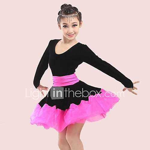 Latin Dans Kinderdanskleding Jurken Meisjes Opleiding Prestatie Polyester Netstof Pluche Sjerp Lint Gelaagde Ruches Combinatie Lange Mouw Kleding huismerk kopen in de aanbieding Latin Dans Kinderdanskleding Jurken Meisjes Opleiding Prestatie Polyester Netstof Pluche Sjerp Lint Gelaagde Ruches Combinatie Lange Mouw Kleding huismerk kopen in de aanbieding