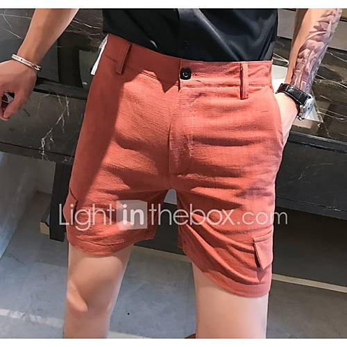 Heren Standaard Overdreven Shorts Broek Effen Zwart huismerk kopen in de aanbieding