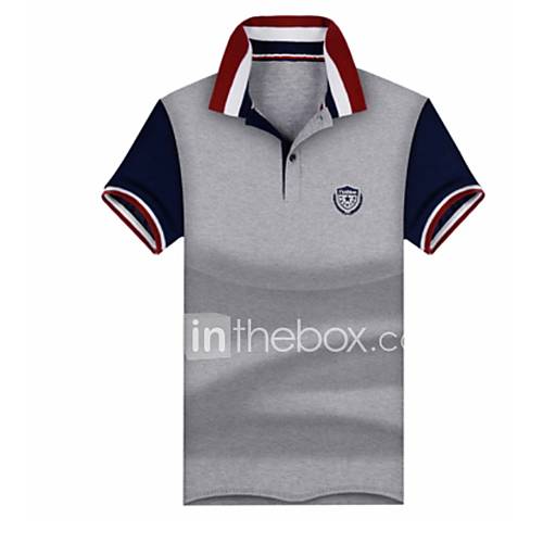 Heren Polo Effen Overhemdkraag Licht Blauw Xl huismerk kopen in de aanbieding