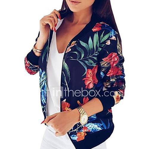 Dames Uitgaan Standaard Lente Herfst Kort Jack Geometrisch Opstaand Lange Mouw Polyester Print Blauw Wit Xxl Xxxl Xxxxl huismerk kopen in de aanbieding Dames Uitgaan Standaard Lente Herfst Kort Jack Geometrisch Opstaand Lange Mouw Polyester Print Blauw Wit Xxl Xxxl Xxxxl huismerk kopen in de aanbieding