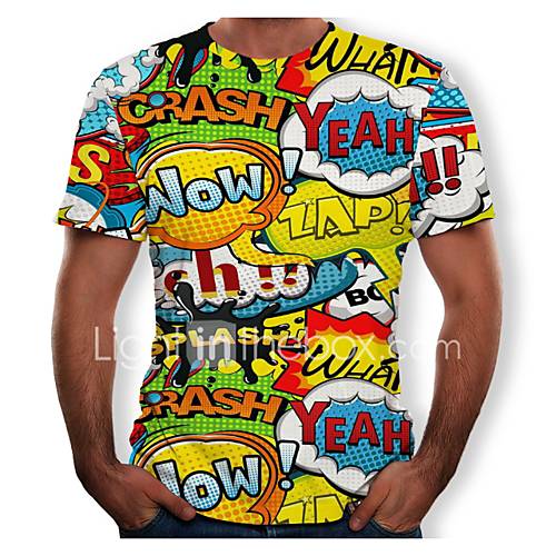 Heren T Shirt Letter Ronde Hals Klaver Xl huismerk kopen in de aanbieding Heren T Shirt Letter Ronde Hals Klaver Xl huismerk kopen in de aanbieding