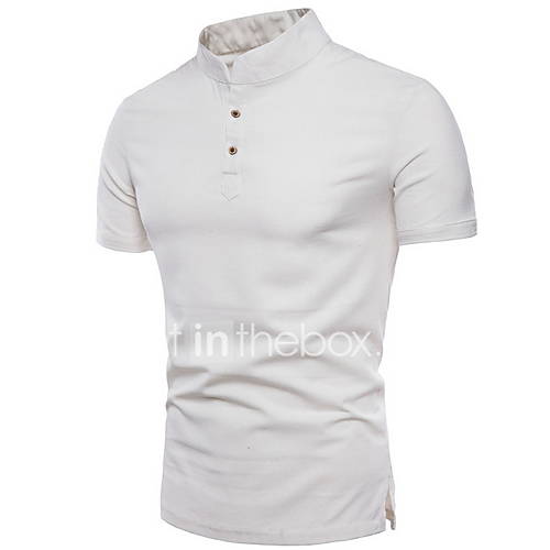 Heren T Shirt Effen Ronde Hals Slank Donkergrijs Xxxl huismerk kopen in de aanbieding