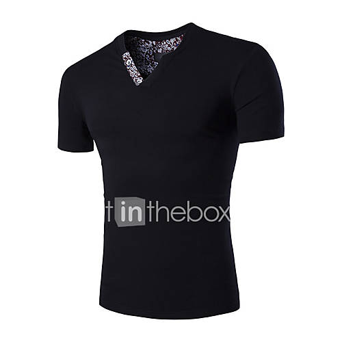 Heren T Shirt Effen Ronde Hals Wit Xxxl huismerk kopen in de aanbieding