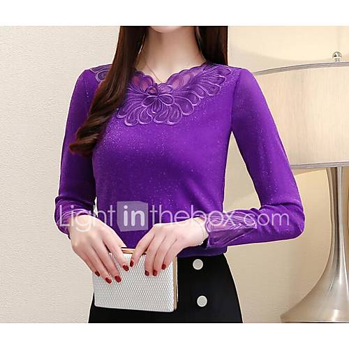 Dames Blouse Effen Wijde Col Zwart Xxl huismerk kopen in de aanbieding