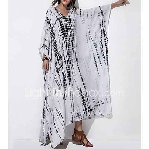 Dames Slank Schede Jurk Kleurenblok Geplooid Bloemen V Hals Maxi huismerk kopen in de aanbieding Dames Slank Schede Jurk Kleurenblok Geplooid Bloemen V Hals Maxi huismerk kopen in de aanbieding