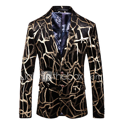 Heren Dagelijks Herfst Winter Normaal Blazer Effen V Hals Lange Mouw Spandex Goud 54 56 58 huismerk kopen in de aanbieding Heren Dagelijks Herfst Winter Normaal Blazer Effen V Hals Lange Mouw Spandex Goud 54 56 58 huismerk kopen in de aanbieding