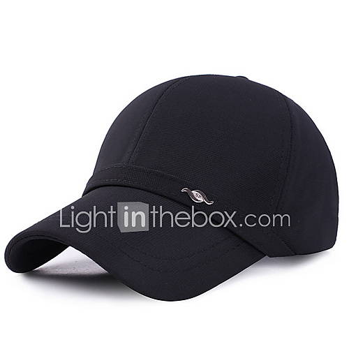 Unisex Standaard Polyestereffen Honkbalpet Blauw Zwart huismerk kopen in de aanbieding