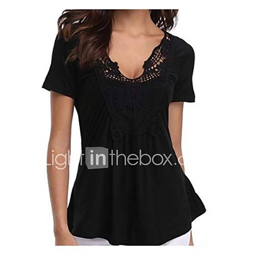 Dames Blouse Effen V Hals Slank huismerk kopen in de aanbieding Dames Blouse Effen V Hals Slank huismerk kopen in de aanbieding