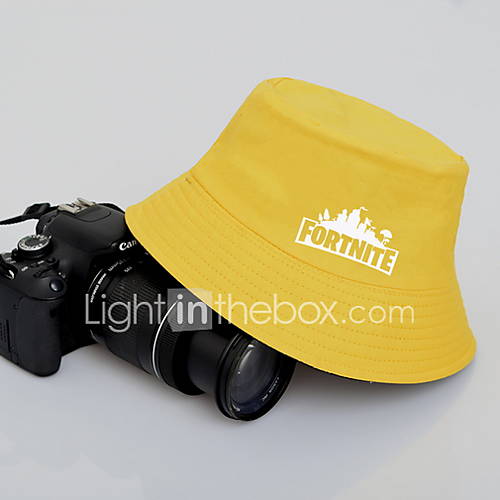 Unisex Standaard Polyestereffen Floppy Hoed Wit Zwart Geel huismerk kopen in de aanbieding