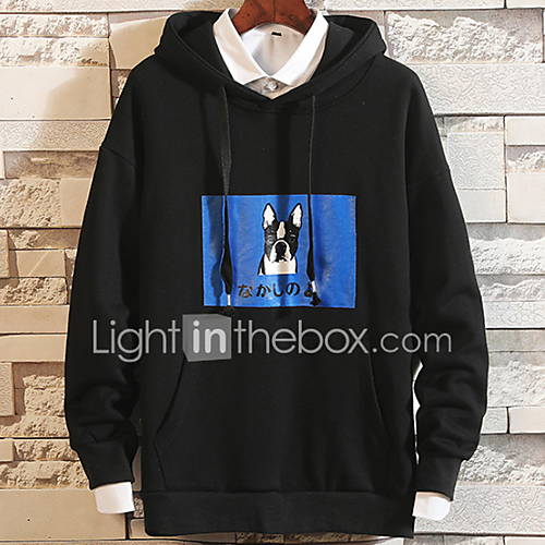 Heren Standaard Trui Met Capuchon Personage huismerk kopen in de aanbieding