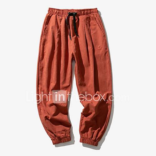 Heren Standaard Jogger Broek Print Grijs huismerk kopen in de aanbieding