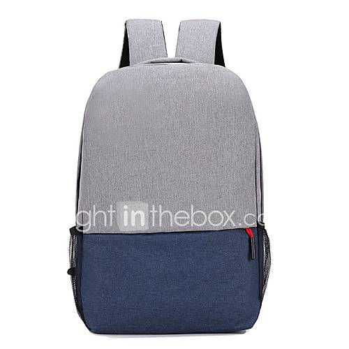 Unisex Tassen Nylon Rugzak Rits Effen Kleur Blozend Roze Grijs Zwart huismerk kopen in de aanbieding