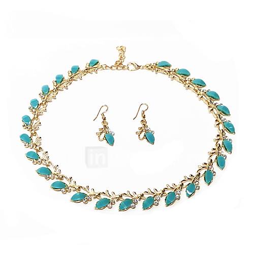 Dames Zwart Blauw Groen Hars Schakelketting Sieraden Set Botanisch Etnisch Boho Omvatten Bruidssieradensets Rood Voor Bruiloft Feest Verloving Lahja huismerk kopen in de aanbieding