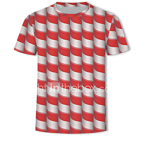 Heren Print T Shirt Geometrisch Kleurenblok 3D Wit Xl huismerk kopen in de aanbieding Heren Print T Shirt Geometrisch Kleurenblok 3D Wit Xl huismerk kopen in de aanbieding