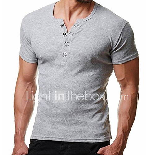 Heren T Shirt Effen Rood huismerk kopen in de aanbieding