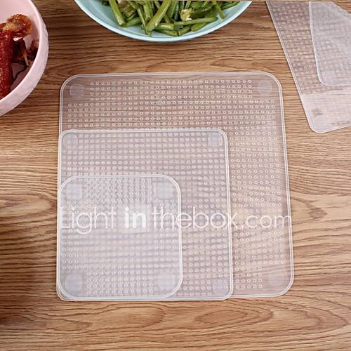 4 Stks Set Siliconen Cover Herbruikbare Stretch Deksels Multifunctionele Wrap Afdichting Deksel Voedsel Verse Houden Keuken Tool huismerk kopen in de aanbieding 4 Stks Set Siliconen Cover Herbruikbare Stretch Deksels Multifunctionele Wrap Afdichting Deksel Voedsel Verse Houden Keuken Tool huismerk kopen in de aanbieding