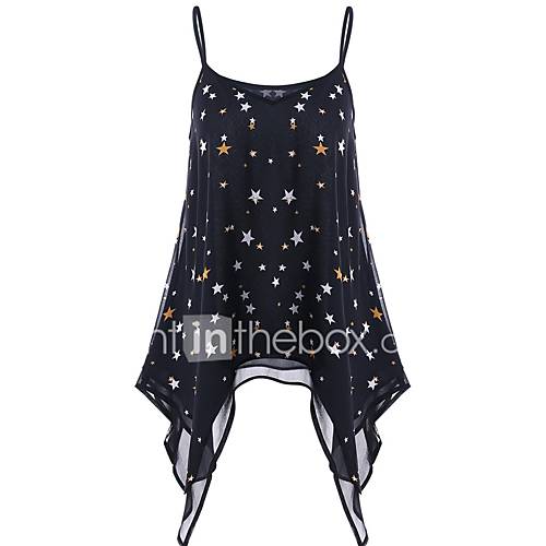 Dames Singlet Grafisch Zwart huismerk kopen in de aanbieding