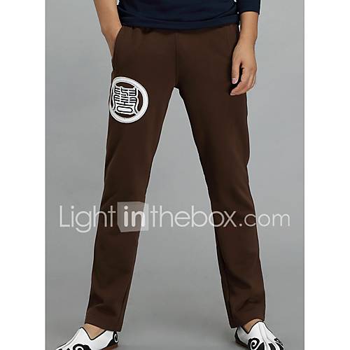 Heren Sportief Joggingbroeken Broek Effen Bruin huismerk kopen in de aanbieding