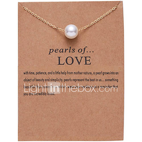 Dames Ketting Charme Imitatieparel Goud 47 Cm Kettingen Sieraden 1Pc Voor Dagelijks School Straat Feestdagen Festival huismerk kopen in de aanbieding Dames Ketting Charme Imitatieparel Goud 47 Cm Kettingen Sieraden 1Pc Voor Dagelijks School Straat Feestdagen Festival huismerk kopen in de aanbieding