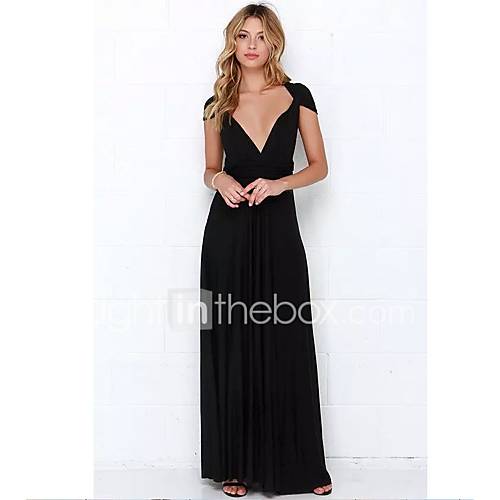 A Lijn Stomp Hals Tot De Grond Chiffon Jurk Met Door Lan Ting Express huismerk kopen in de aanbieding A Lijn Stomp Hals Tot De Grond Chiffon Jurk Met Door Lan Ting Express huismerk kopen in de aanbieding