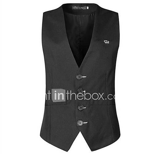 Heren Vest Effen V Hals Polyester Zwart Xl Xxl Xxxl huismerk kopen in de aanbieding Heren Vest Effen V Hals Polyester Zwart Xl Xxl Xxxl huismerk kopen in de aanbieding