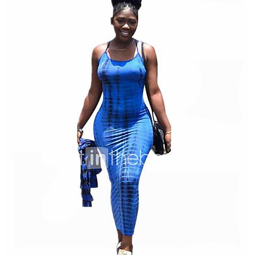 Dames Street Chic Bodycon Schede Jurk Geometrisch Midi huismerk kopen in de aanbieding