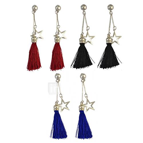 Dames Kwastje Druppel Oorbellen Ster Stijlvol Sieraden Zwart Rood Marine Blauw Voor Dagelijks 1 Paar huismerk kopen in de aanbieding Dames Kwastje Druppel Oorbellen Ster Stijlvol Sieraden Zwart Rood Marine Blauw Voor Dagelijks 1 Paar huismerk kopen in de aanbieding