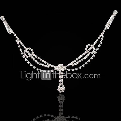 Strass Legering Paaketju Met Glitter 1 Stuk Bruiloft Speciale Gelegenheden Helm huismerk kopen in de aanbieding