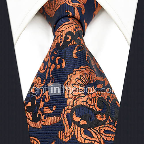 Heren Feest Werk Standaard Bloemen Geometrisch Jacquard Stropdas huismerk kopen in de aanbieding