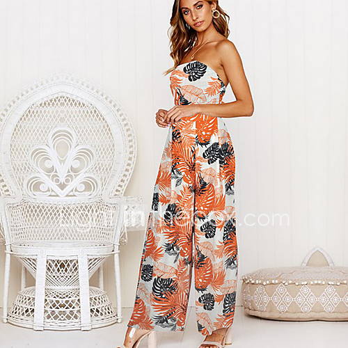 Dames Oranje Rood Marine Blauw Breed Been Jumpsuit Gestreept Bloemen Chiffon M L Xl Lente Zomer Herfst Winter huismerk kopen in de aanbieding Dames Oranje Rood Marine Blauw Breed Been Jumpsuit Gestreept Bloemen Chiffon M L Xl Lente Zomer Herfst Winter huismerk kopen in de aanbieding