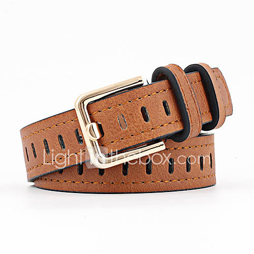 Unisex Werk Standaard Kleurenblok Skinny Riem huismerk kopen in de aanbieding