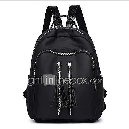 Dames Tassen Nylon Rugzak Rits Zwart Rood Khaki huismerk kopen in de aanbieding