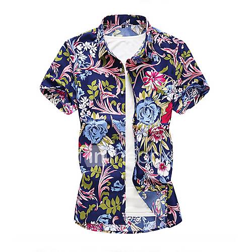 Heren Print Overhemd Geometrisch Blauw Xxxxl huismerk kopen in de aanbieding Heren Print Overhemd Geometrisch Blauw Xxxxl huismerk kopen in de aanbieding