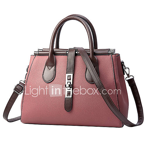 Dames Tassen Pu Schoudertas Knopen Effen Kleur Rood Blozend Roze Grijs huismerk kopen in de aanbieding