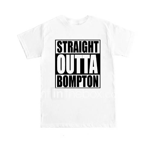 Heren Dames T Shirt Letter Wit Xl huismerk kopen in de aanbieding