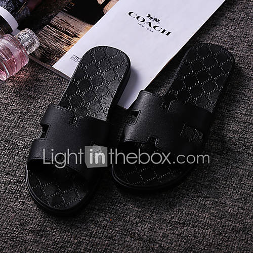 Herenslippers Jongensslippers House Slippers Informeel Pvc Dierenprint Schoenen huismerk kopen in de aanbieding