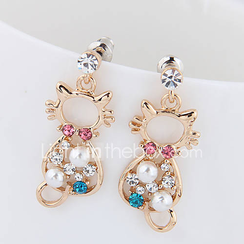 Dames Druppel Oorbellen Oorbel Imitatieparel Gesimuleerde Diamant Kat Stijlvol Koreaans Zoet Leuke En Mooie Style Sieraden Gouden Voor Feest Lahja Dagelijks Feestdagen Werk 1 Paar huismerk kopen in de aanbieding Dames Druppel Oorbellen Oorbel Imitatieparel Gesimuleerde Diamant Kat Stijlvol Koreaans Zoet Leuke En Mooie Style Sieraden Gouden Voor Feest Lahja Dagelijks Feestdagen Werk 1 Paar huismerk kopen in de aanbieding