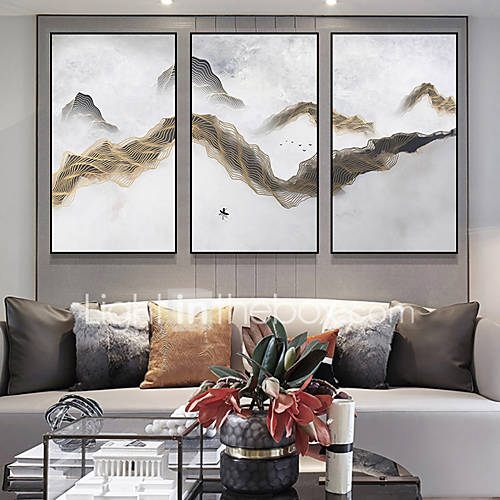 Ingelijst Canvas Prints Abstract Aluminium Schets huismerk kopen in de aanbieding