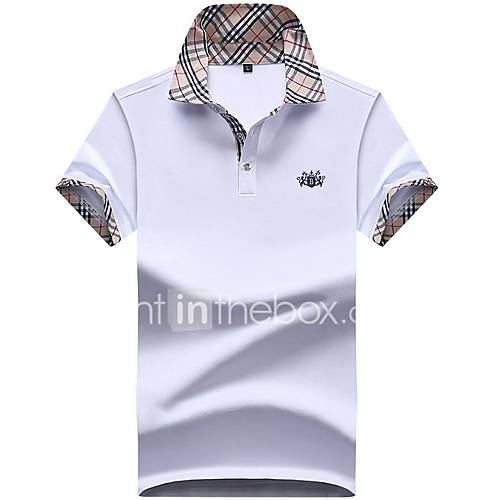 Heren Polo Effen Marineblauw Xl huismerk kopen in de aanbieding