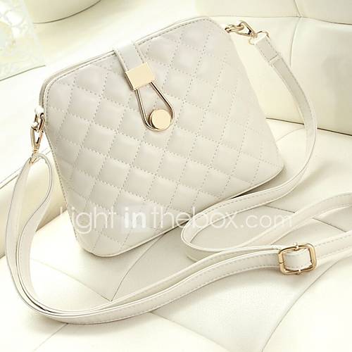 Dames Tassen Pu Crossbodytas Rits Wit Zwart Blozend Roze huismerk kopen in de aanbieding