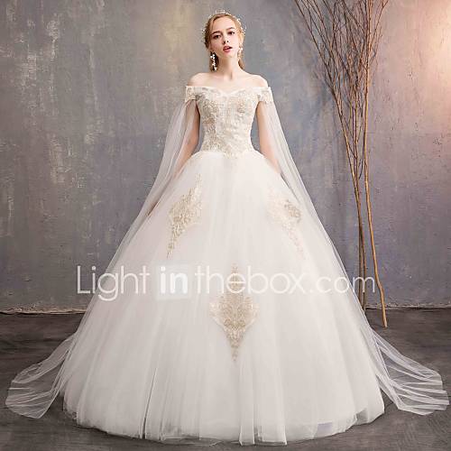 Baljurk Schouderafhangend Maxi Tule Lace Over Satin Op Maat Gemaakte Trouwjurken Met Kant Door Lan Ting Express huismerk kopen in de aanbieding Baljurk Schouderafhangend Maxi Tule Lace Over Satin Op Maat Gemaakte Trouwjurken Met Kant Door Lan Ting Express huismerk kopen in de aanbieding
